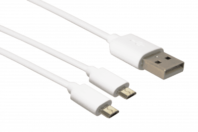 AXIWI CA-006 USB naar Micro USB (2x) kabel