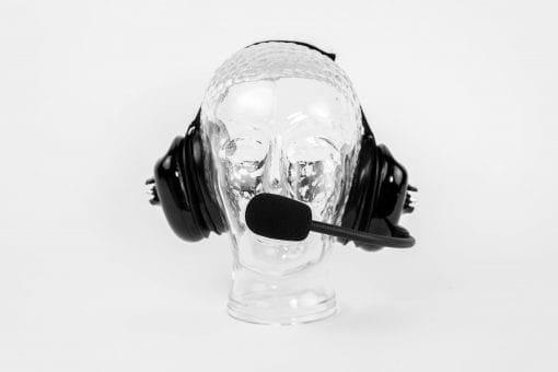 axiwi he-085 headset geluiddemping 29 dB met nekband voorkant