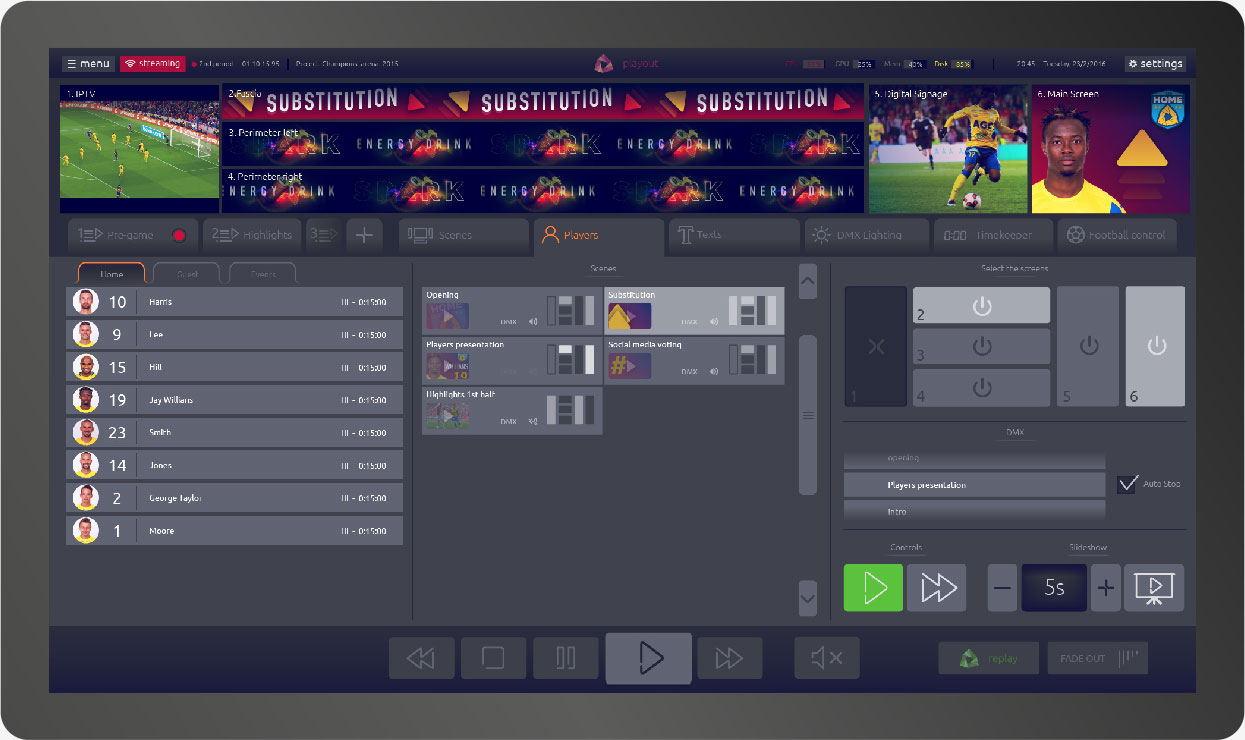 playout-features